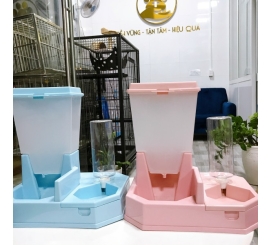Bát ăn kèm bình đựng nước và bình đựng hạt 400ml