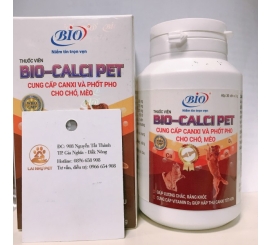 Bio-caci pet cung cấp canxi và photpho