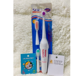 Bàn Chải - Máy Đánh Răng Massage Toothbrush - Bằng Điện Tặng 3 Đầu Bàn Chải