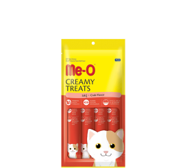 Meo creamy treat crab flavor