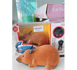 Chuột đồ chơi điều khiển từ xa bằng nhựa không dây cho mèo cưng