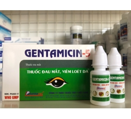 Thuốc nhỏ mắt gentamicin 5