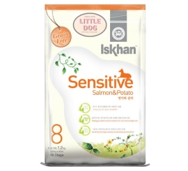  Iskhan-8 sensitive Salmon & Potato 6kg- Thức ăn cho chó trưởng thành vị Cá hồi và khoai tây
