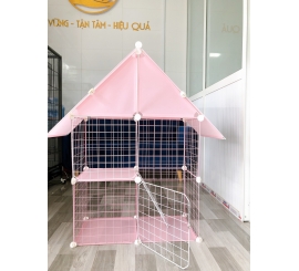 Lồng mèo ghép CM 221 2C1T