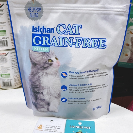  Iskhan cat grain free kitten ( sau 2 tháng tuổi )