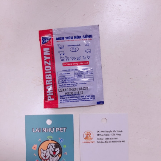 Pharbiozym men tiêu hoá sống