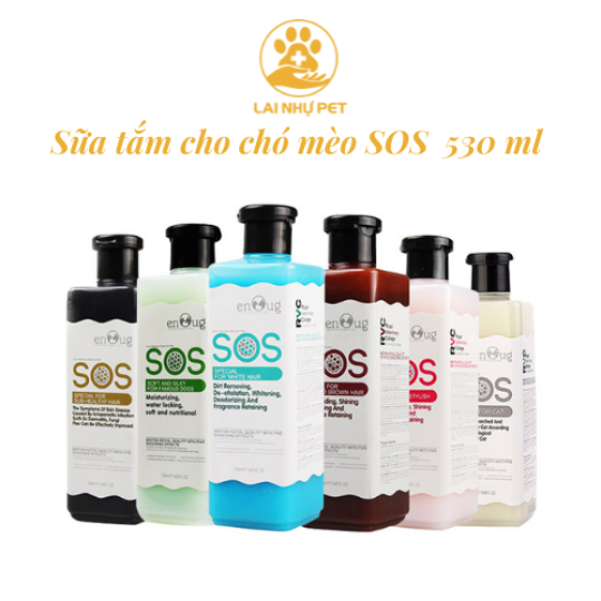 Sữa Tắm chó mèo SOS 530ML