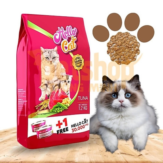 Thức Ăn Cho Mèo Vị Cá Ngừ - Hello Cat Tuna 