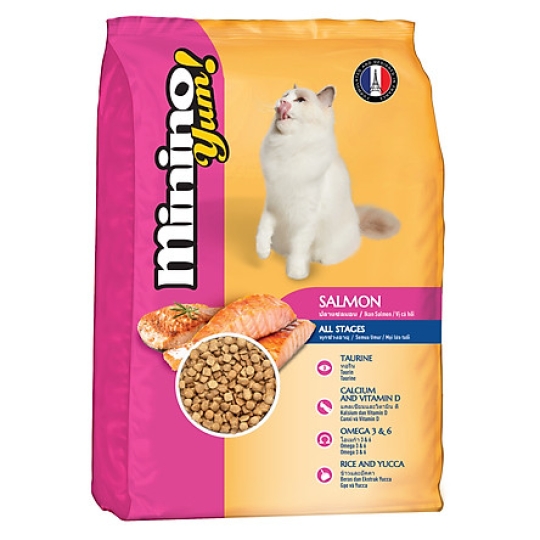 Thức ăn cho mèo Minino Yum Salmon