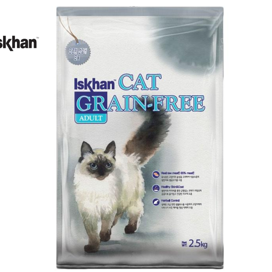  Thức ăn cho mèo iskhan cat grain free adult ( sau 10 tháng tuổi )