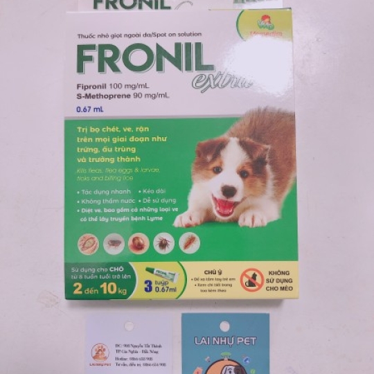 Fronil extra nhỏ ve ,rận