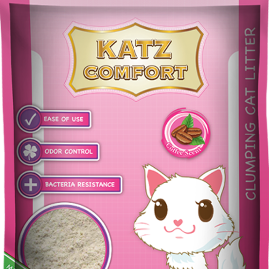 Kats comfort cat litter coffee scent