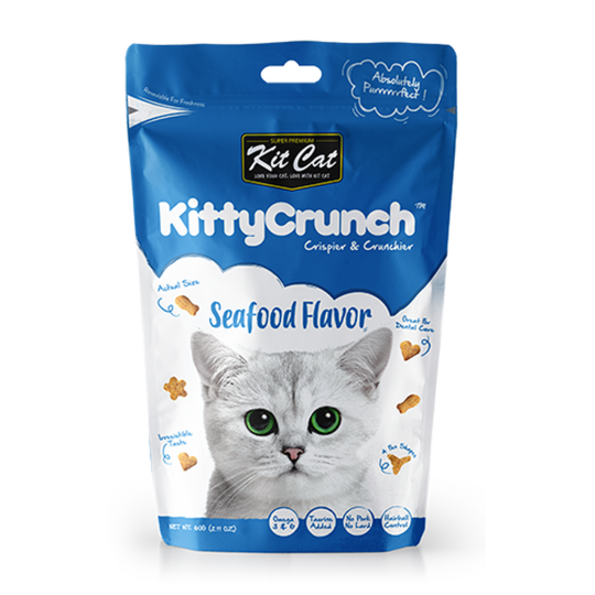 Snack Kit Cat Kitty Crunch cho mèo - Đủ vị