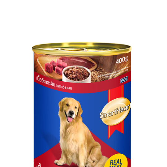 Smartheart can dog beef liver new
