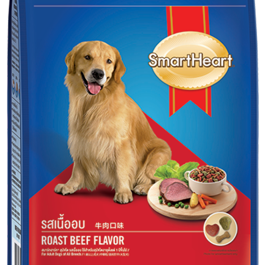 Smartheart dry dog adult roast beef flavor - Thức ăn cho chó trưởng thành vị bò Nướng