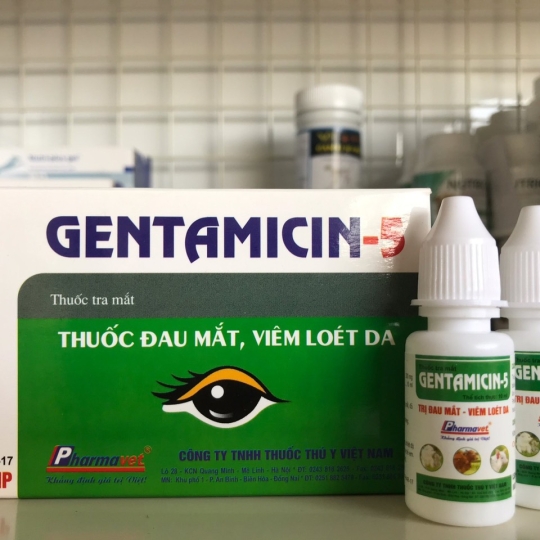 Thuốc nhỏ mắt gentamicin 5