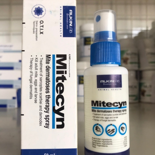 MITECYN - Dung Dịch trị ve dạng xịt
