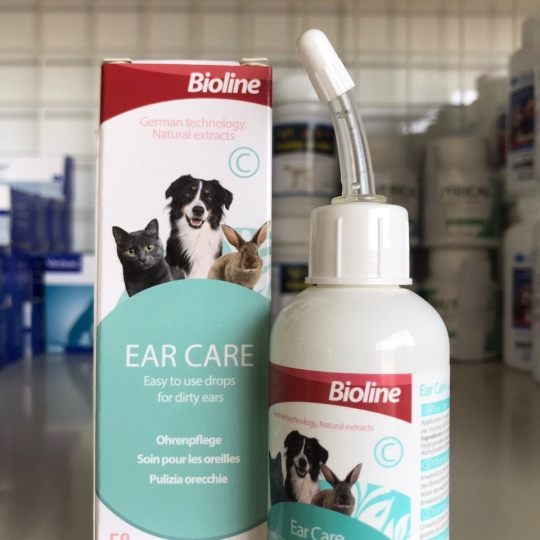 Nước Rửa Vệ sinh Tai Chống Viêm Cho Chó Mèo Ear Care Bioline 50ml