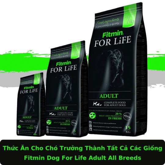 Thức Ăn Dành Cho Chó Trưởng Thành - Fitmin Dog For Life Adult 