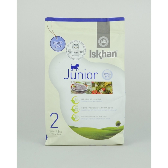 Thức ăn Iskhan Junior dành cho chó dưới 12 th tuổi 