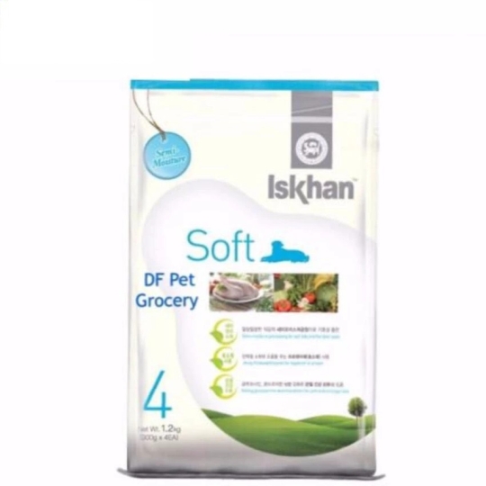 Thức Ăn Mềm Mại Dành Cho Thú Cưng Iskhan 4 1.2kg