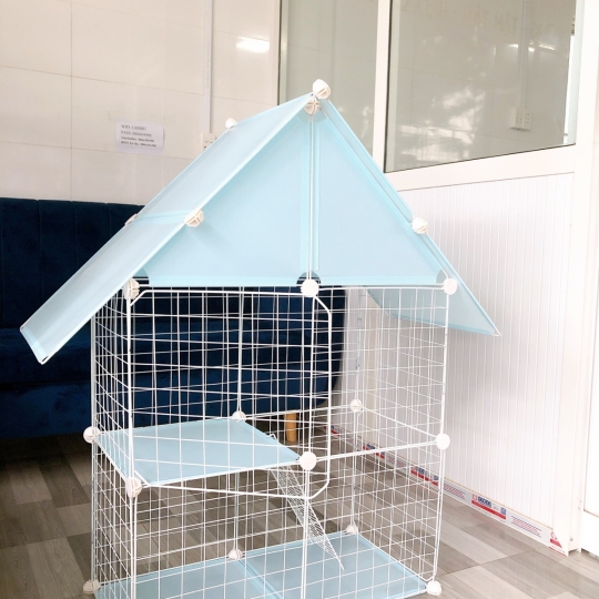 Lồng mèo ghép CM 221 2C1T