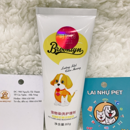 Thuốc nhuộm lông cho chó mèo Brooklyn 80g