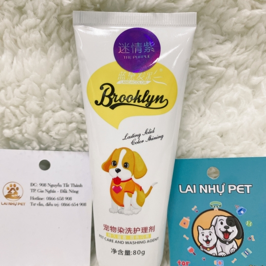Thuốc nhuộm lông cho chó mèo Brooklyn 80g