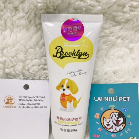 Thuốc nhuộm lông cho chó mèo Brooklyn 80g