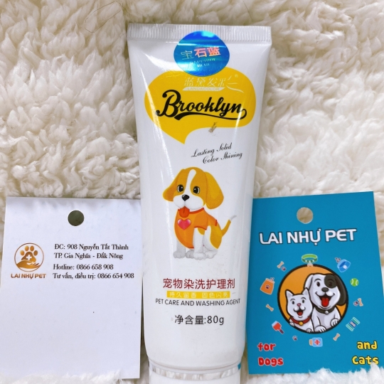 Thuốc nhuộm lông cho chó mèo Brooklyn 80g