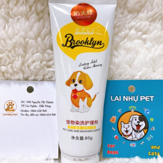 Thuốc nhuộm lông cho chó mèo Brooklyn 80g