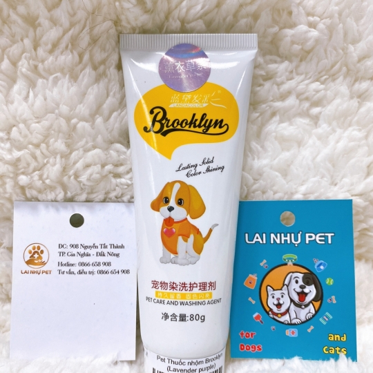 Thuốc nhuộm lông cho chó mèo Brooklyn 80g