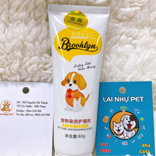Thuốc nhuộm lông cho chó mèo Brooklyn 80g