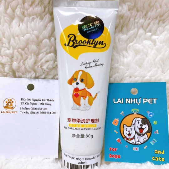 Thuốc nhuộm lông cho chó mèo Brooklyn 80g