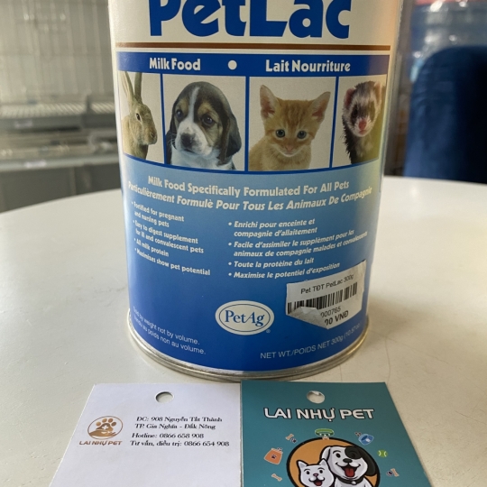 Sữa Petlac cho thú cưng