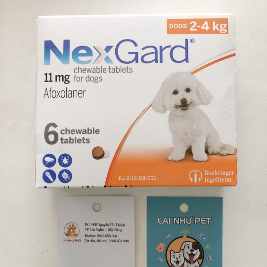 Nexgard trị ve , ghẻ , bọ chét