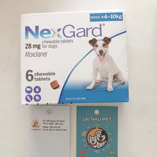 Nexgard trị ve , ghẻ , bọ chét