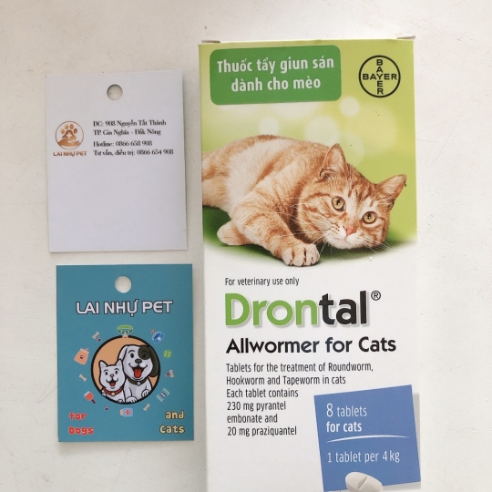 Drontal all wormer for CAT- Thuốc sổ giun Mèo