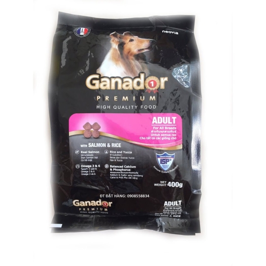 Ganador Samol & Rice adult - Thức ăn chó trưởng thành vị Cá Hồi và gạo