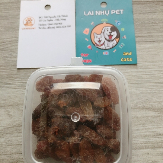Thức ăn hamster nho khô 