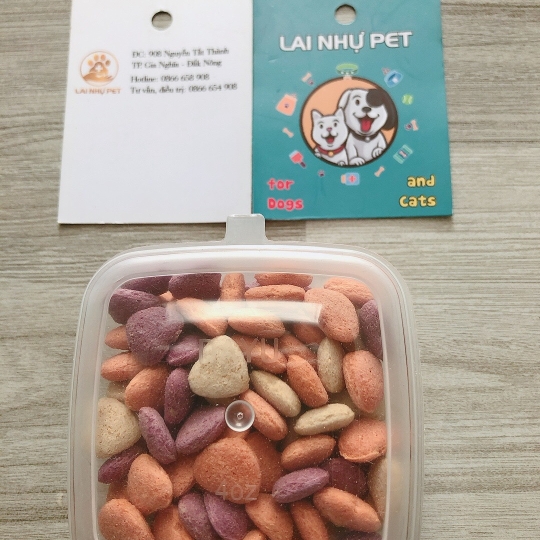 Thức ăn hamster hình trái tim 