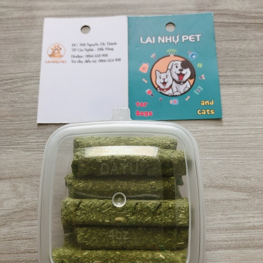 Thức ăn hamster bánh cỏ dài